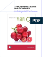 Etextbook PDF For Starting Out With Visual C 5th Edition