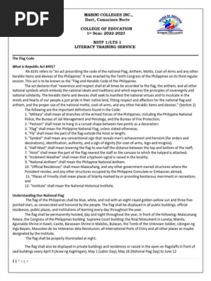 THE FLAG CODE