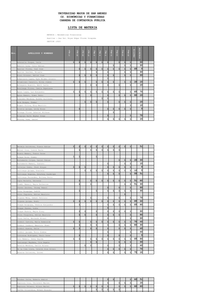 Asistencia Matemáticas Financieras | PDF