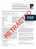 Investigation of Mixed Amine Solution in Gas Sweetening Plant