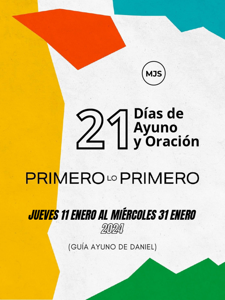 21 Días de Ayuno y Oración 2024 | PDF | Oración | Amor