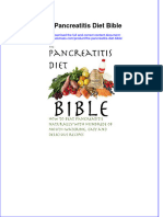 The Pancreatitis Diet Bible