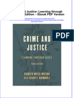 Crime and Justice Learning Through Cases 3rd Edition Ebook PDF Version