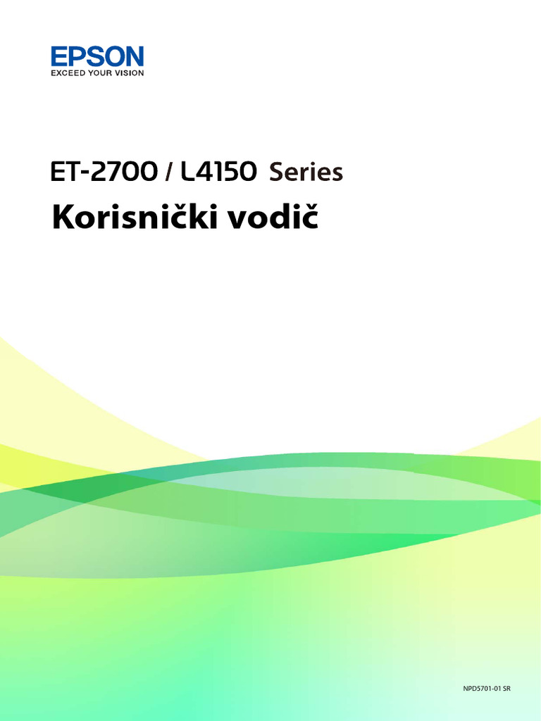 Epson L4150 Uputstvo | PDF