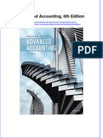 Advanced Accounting 6th Edition