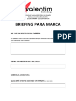 Briefing para Marca