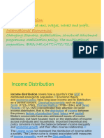 Income Distribution: International Economics