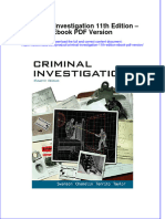 Criminal Investigation 11th Edition Ebook PDF Version