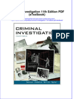 Criminal Investigation 11th Edition PDF Etextbook