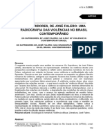 Os Supridores, de José Falero: Uma Radiografia Das Violências No Brasil Contemporâneo