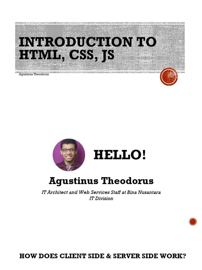 Introduction To HTML, CSS, and Javascript | PDF | World Wide Web ...