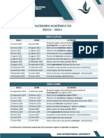 Calendario Académico 2024-1