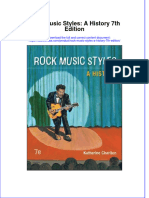 Rock Music Styles A History 7th Edition