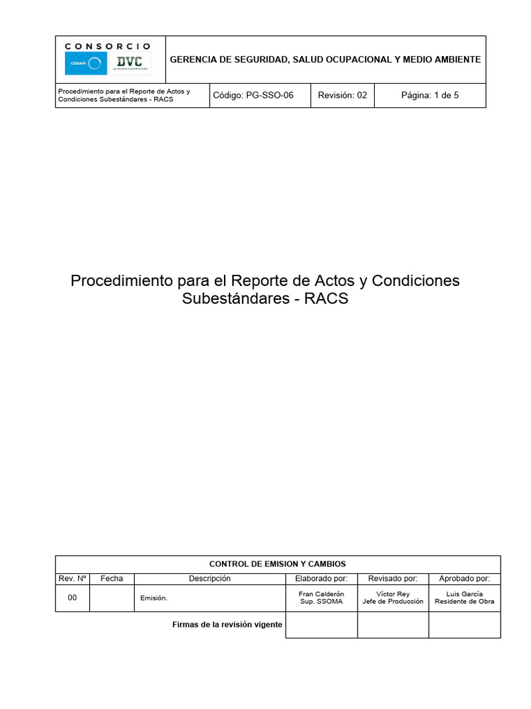 RACS 5 QUICK START GUIDE intelligence overview