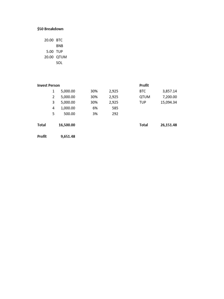 Cryptocurrency Investment Plan | PDF | Inflation | Investing
