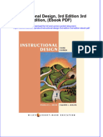 Instructional Design 3rd Edition 3rd Edition Ebook PDF