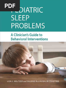 Pediatric Sleep Problems A Clinician's Guide To Behavioral Interventions