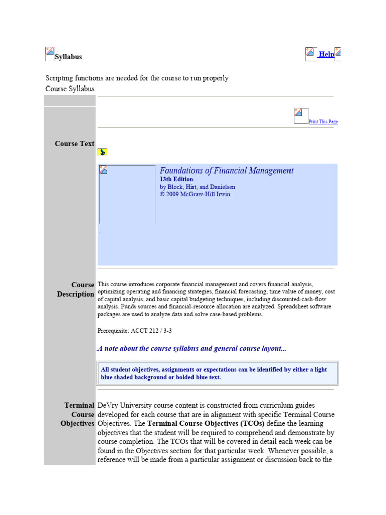 Foundations of Financial Management | PDF | Apa Style | Turnitin