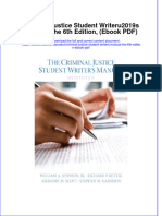 Criminal Justice Student Writers Manual The 6th Edition Ebook PDF