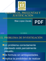 Objetivos, Preguntas y Justificación