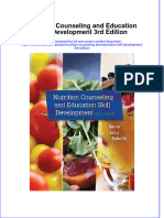 Nutrition Counseling and Education Skill Development 3rd Edition