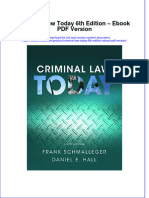Criminal Law Today 6th Edition Ebook PDF Version