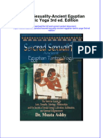 Sacred Sexuality Ancient Egyptian Tantric Yoga 3rd Ed Edition