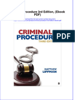 Criminal Procedure 3rd Edition Ebook PDF