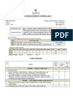 ABILITY ENHANCEMENT COURSE-Main Syllabus