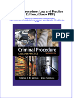 Criminal Procedure Law and Practice 10th Edition Ebook PDF