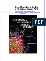 The Practice of Statistics in The Life Sciences 4th Edition Ebook PDF