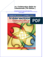 Interactions Collaboration Skills For School Professionals 7th Edition