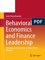 Behavioral Economics and Finance Leadership - Nudging and Winking To Make Better Choices