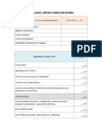 Batxillerat Correction Criteria