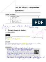 4 - Comparaison Et Monotonie Des Suites - Annoté