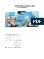 Electronic Document Preparation Management