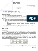 Flores - Q2 - WS2 - Cell Division