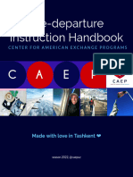 Caep Pre-Departure Instruction Handbook