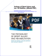 The Psychology of Sport Injury and Rehabilitation 1st Edition Ebook PDF