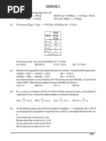 Thermodynamics Worksheet