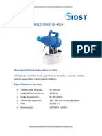 Nebulizador para Desinfeccion Id 450a Manual Espanol