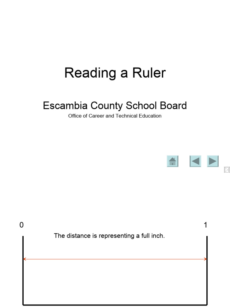 Reading A Customary Ruler | PDF | Elementary Mathematics | Mathematical ...