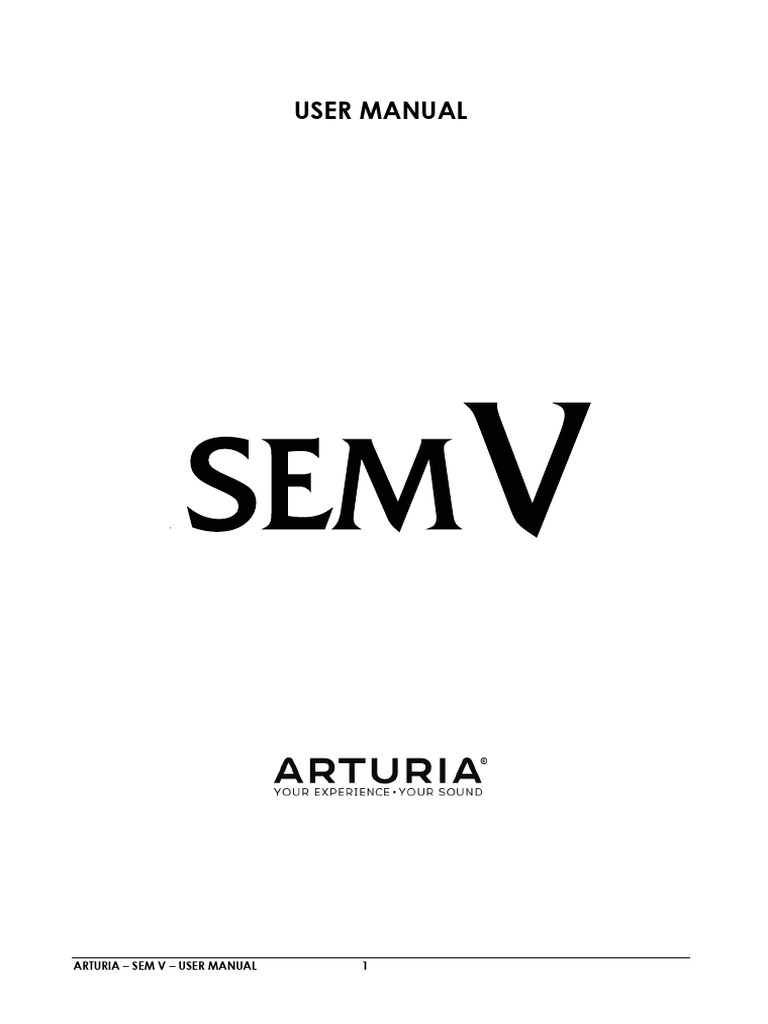 SEM V Manual 3 0 0 EN | PDF