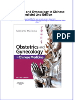Obstetrics and Gynecology in Chinese Medicine 2nd Edition