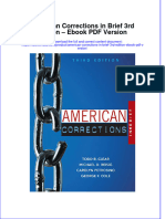 American Corrections in Brief 3rd Edition Ebook PDF Version