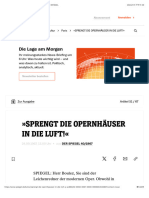 Sprengt Die Opernhäuser in Die Luft! - Der Spiegel