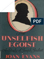 The Unselfish Egoist A Life of Joseph Joubert - Joan Evans - 1947-01-01 - Longmans, Green - Anna's Archive