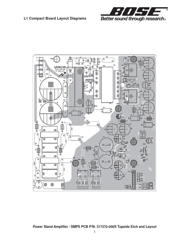 Bose+l1+Compact+System+ Bl+Diagrams | PDF