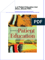Essentials of Patient Education 2nd Edition Ebook PDF