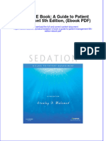 Sedation e Book A Guide To Patient Management 5th Edition Ebook PDF
